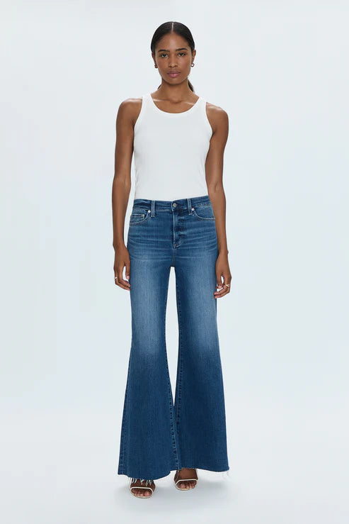 Pistola Izzy Mid Rise Wide Jean - Study