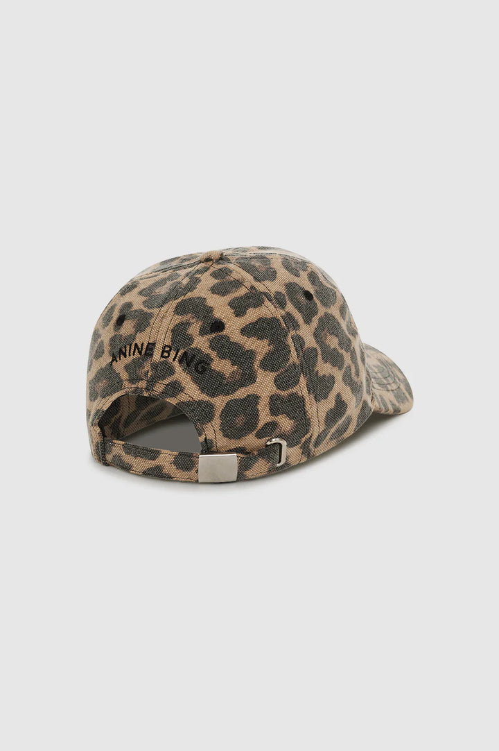 Anine Bing Jeremy Baseball Cap Leopard