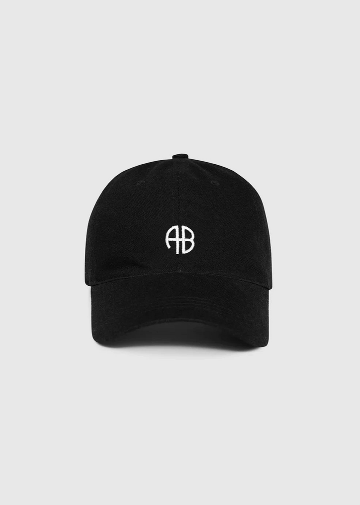 Anine Bing Jeremy Baseball Cap Black Denim