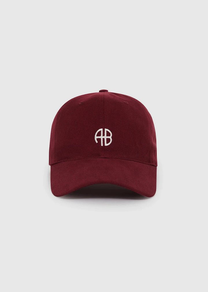 Anine Bing Jeremy Baseball Cap Cabernet