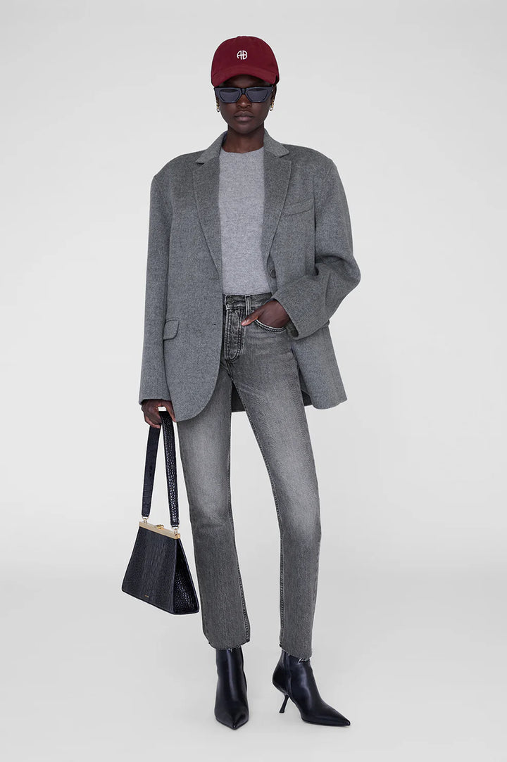 Anine Bing Jeremy Baseball Cap Cabernet