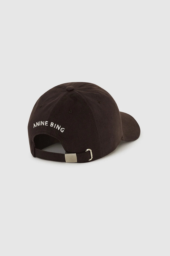 Anine Bing Jeremy Baseball Cap Deep Brown