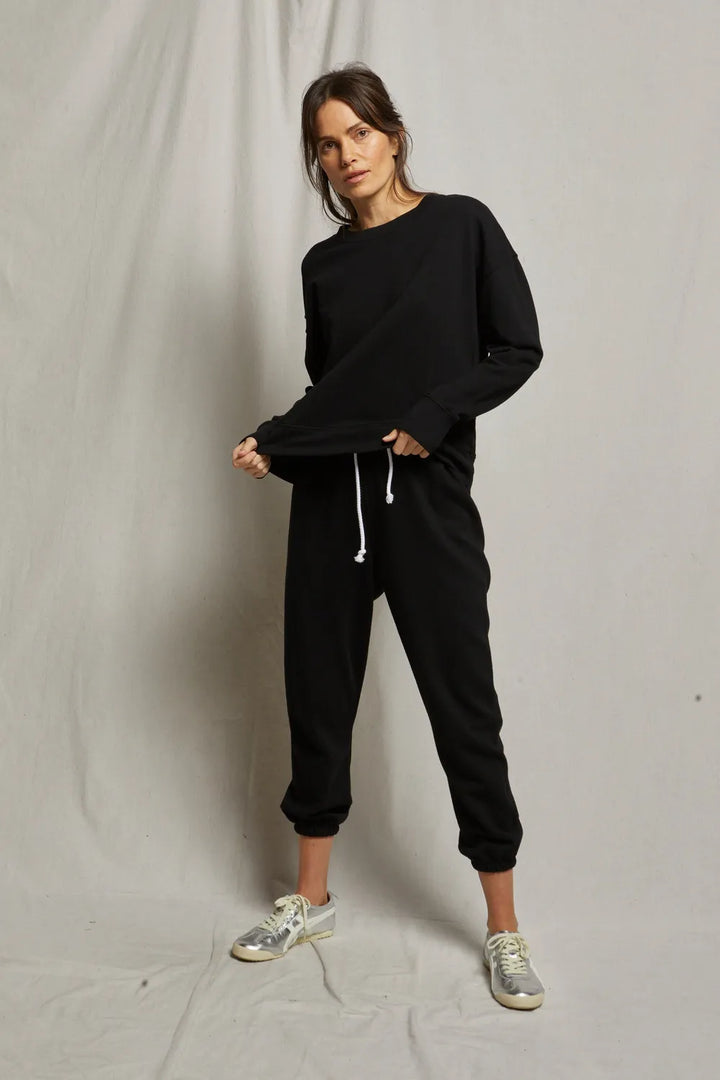 perfectwhitetee Johnny Sweatpants - True Black