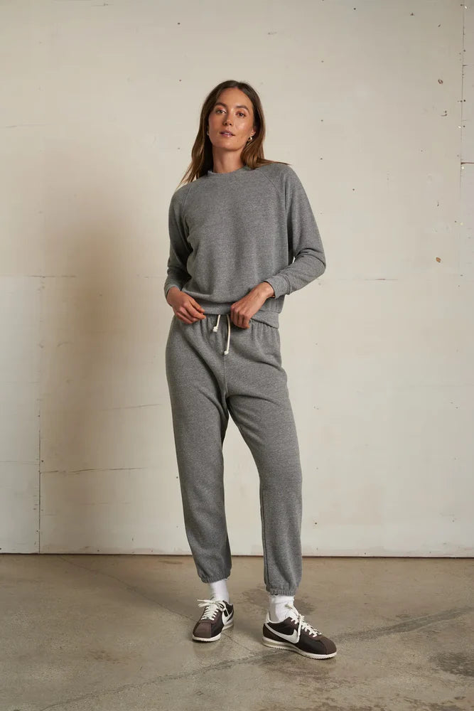 Perfect White Tee The Johnny Sweatpant - Dark Heather Grey