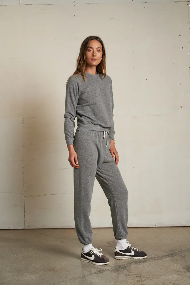 Perfect White Tee The Johnny Sweatpant - Dark Heather Grey