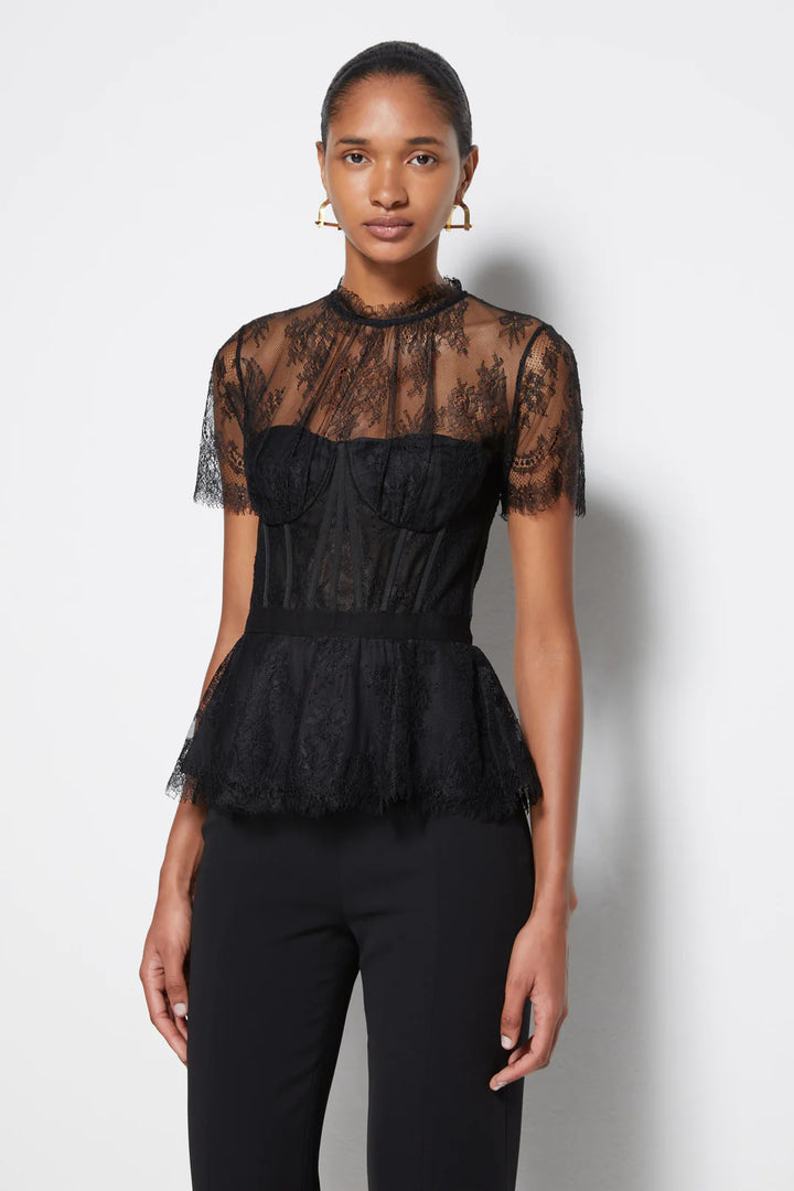 SIMKHAI Signature Kehlani Corset Top