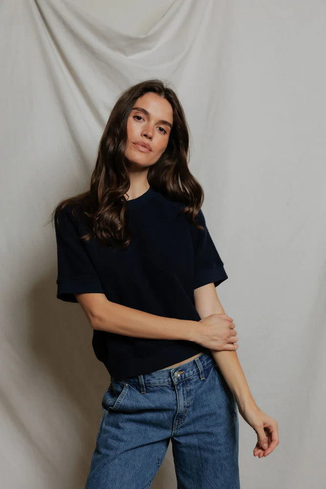 PERFECTWHITETEE Kennedy Sweatshirt - Navy