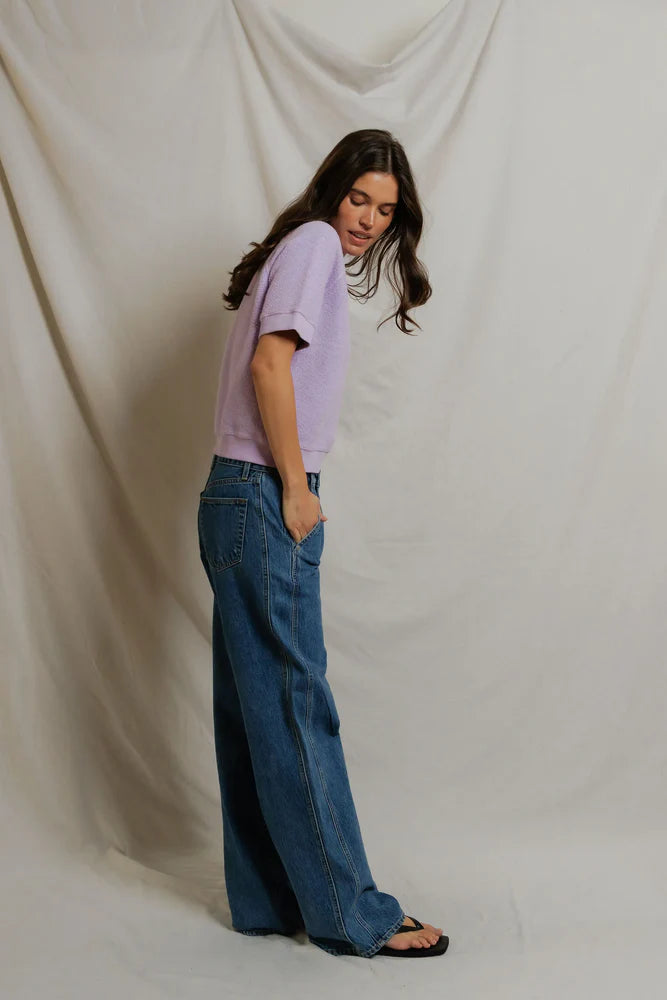 PERFECTWHITETEE Kennedy Sweatshirt - Ultra Violet