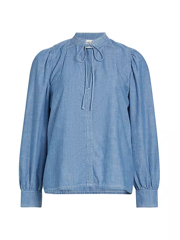 ba&sh  Kuka Denim Blouse