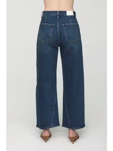 Pistola Kyra Ankle High Rise Bowed Ankle Jeans -Cosmic