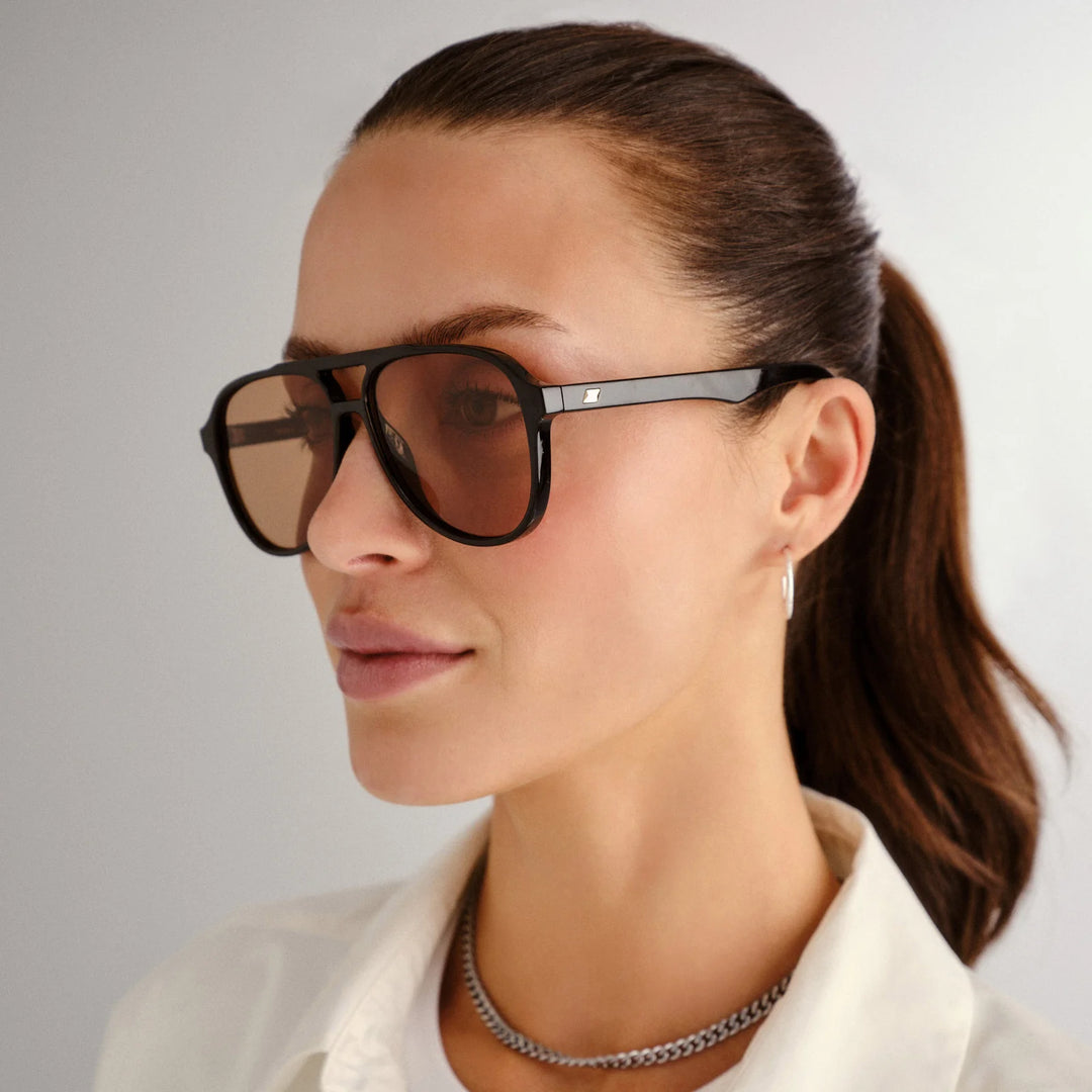 Le Specs Tragic Magic Sunglasses - Black