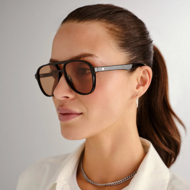 Le Specs Tragic Magic Sunglasses - Black
