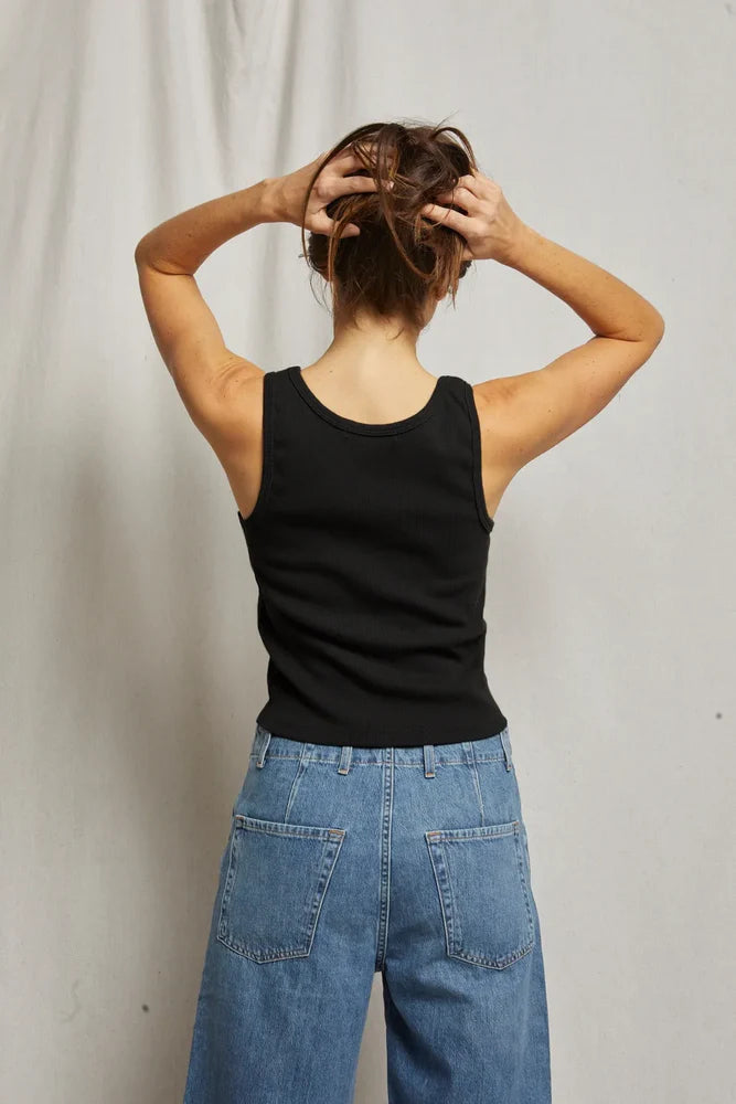 perfectwhitetee Maria Tank - Black