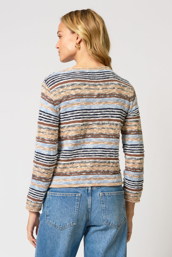 Central Park West Marlon Textured Stitch Cardigan
