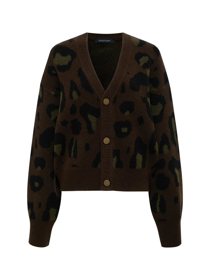 Sanctuary Meow Cardi Kitty Camo