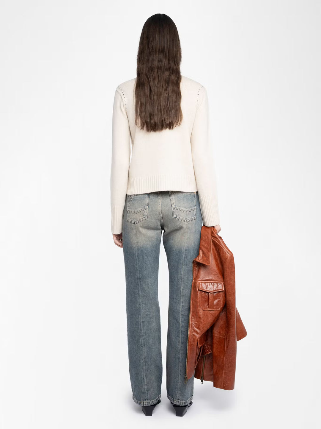 Zadig & Voltaire Nalty Sweater Ecru