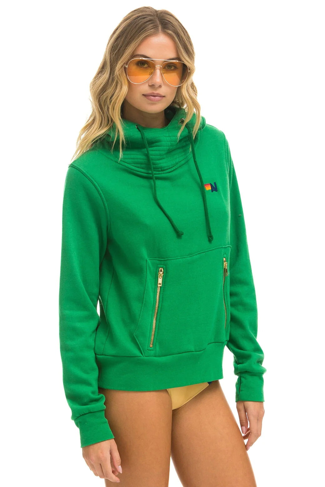 Aviator Nation Ninja Hoodie - Kelly Green