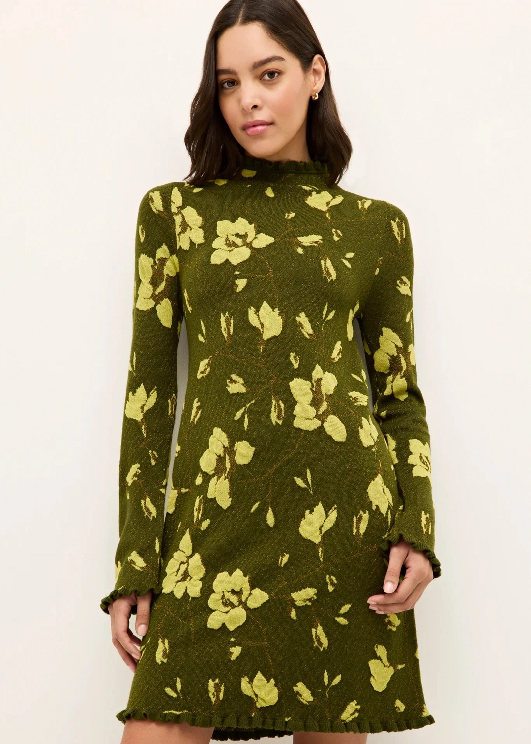 marie oliver green dress VENUS CAFTAN