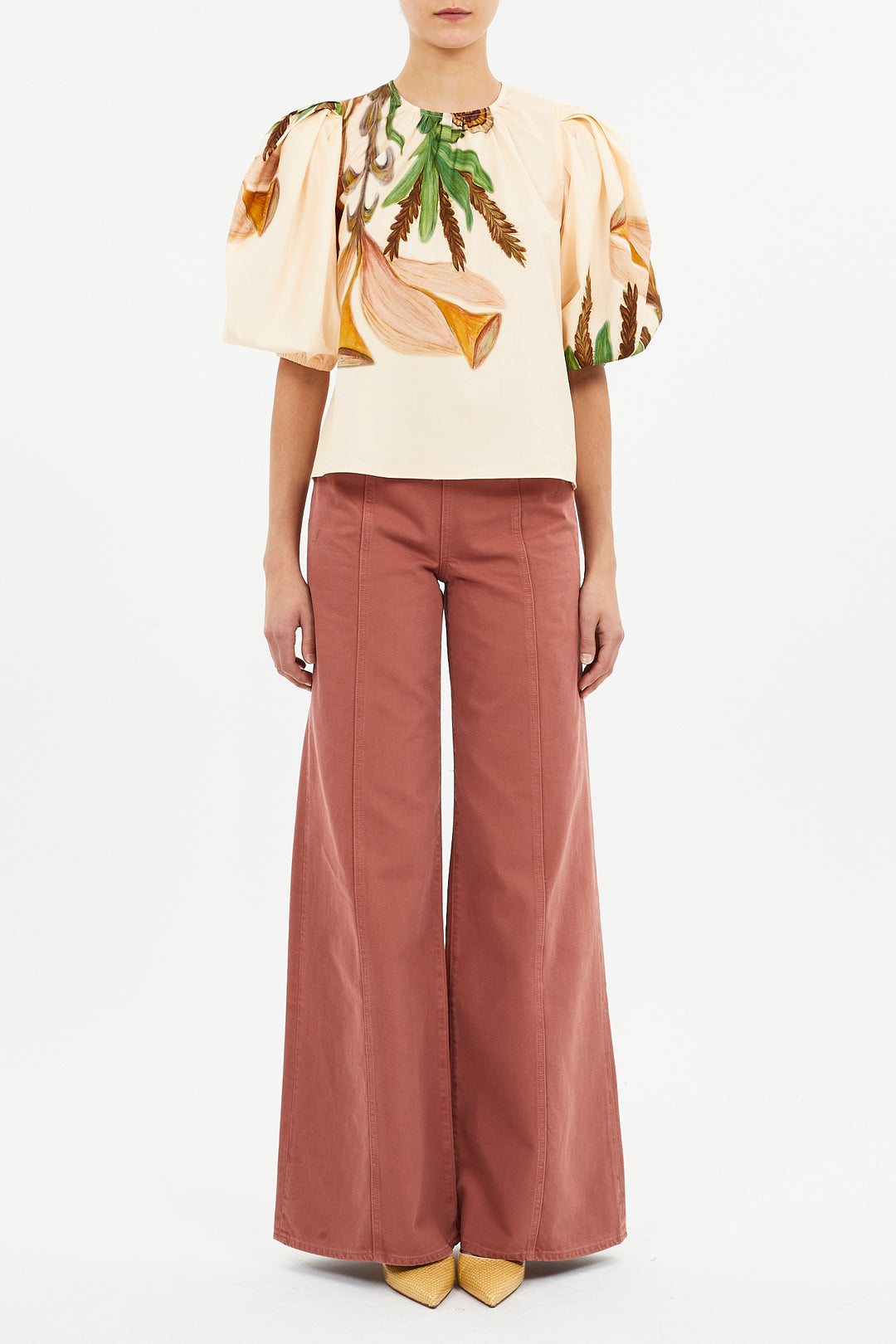 Ulla Johnson Ravena Puff Sleeve Top