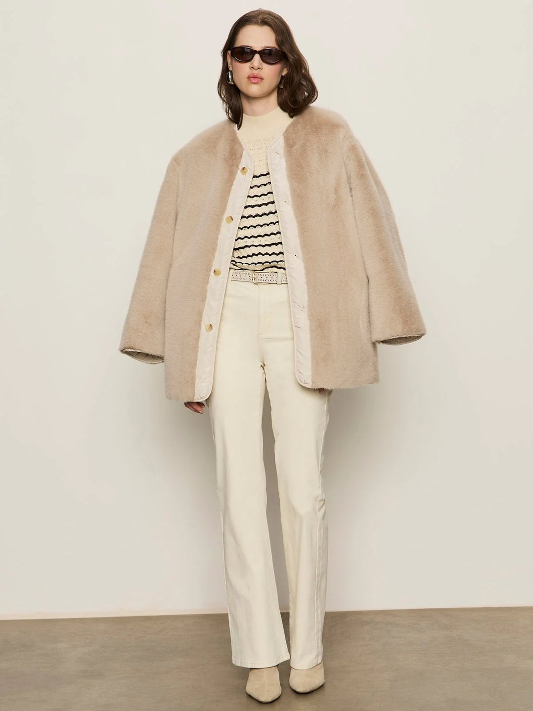 Sanctuary Reversible Fur Coat