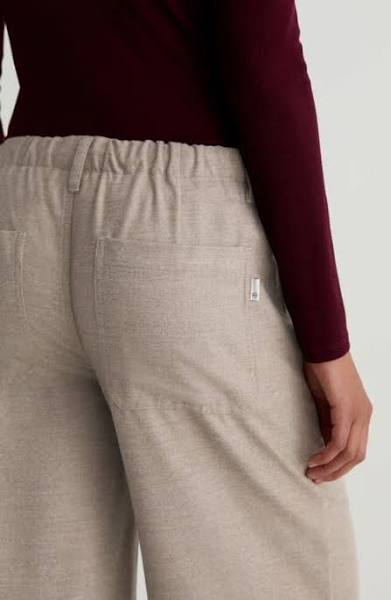 AG Stella Cinched  Low Slung Palazzo - Melange Oat