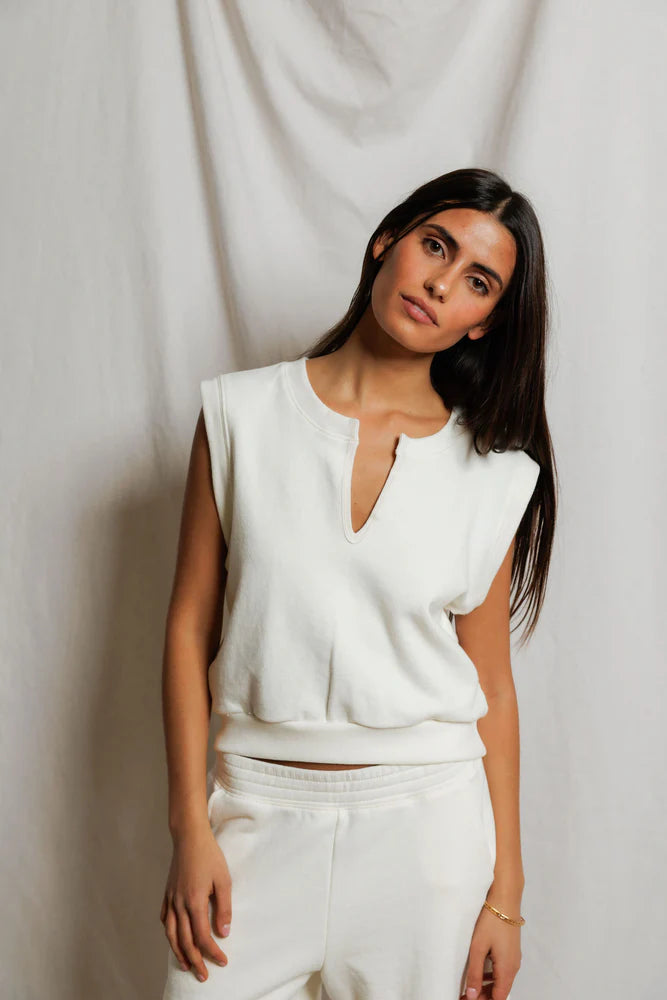 PERFECTWHITETEE Sloane French Terry Muscle Tank