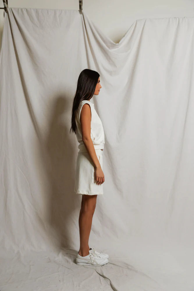 PERFECTWHITETEE Sloane French Terry Muscle Tank