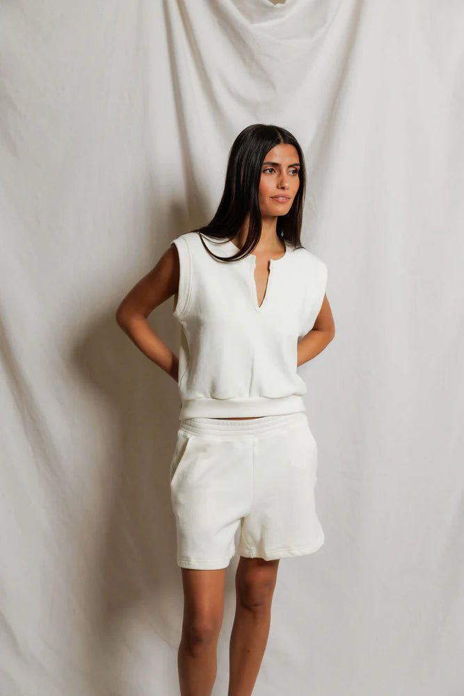 PERFECTWHITETEE Sloane French Terry Muscle Tank