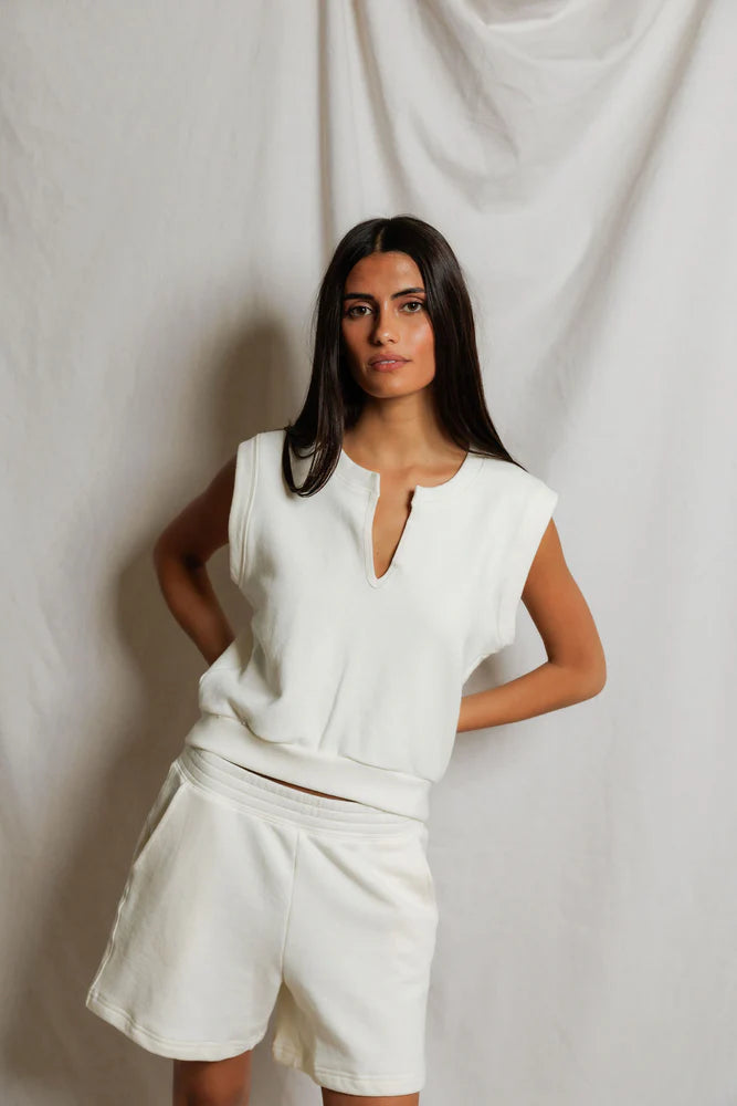 PERFECTWHITETEE Sloane French Terry Muscle Tank