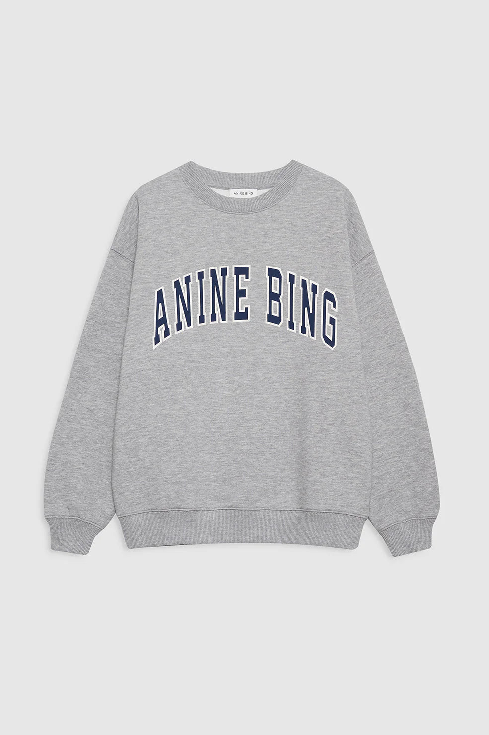 Anine Bing Spencer Sweatshirt Navy Grey