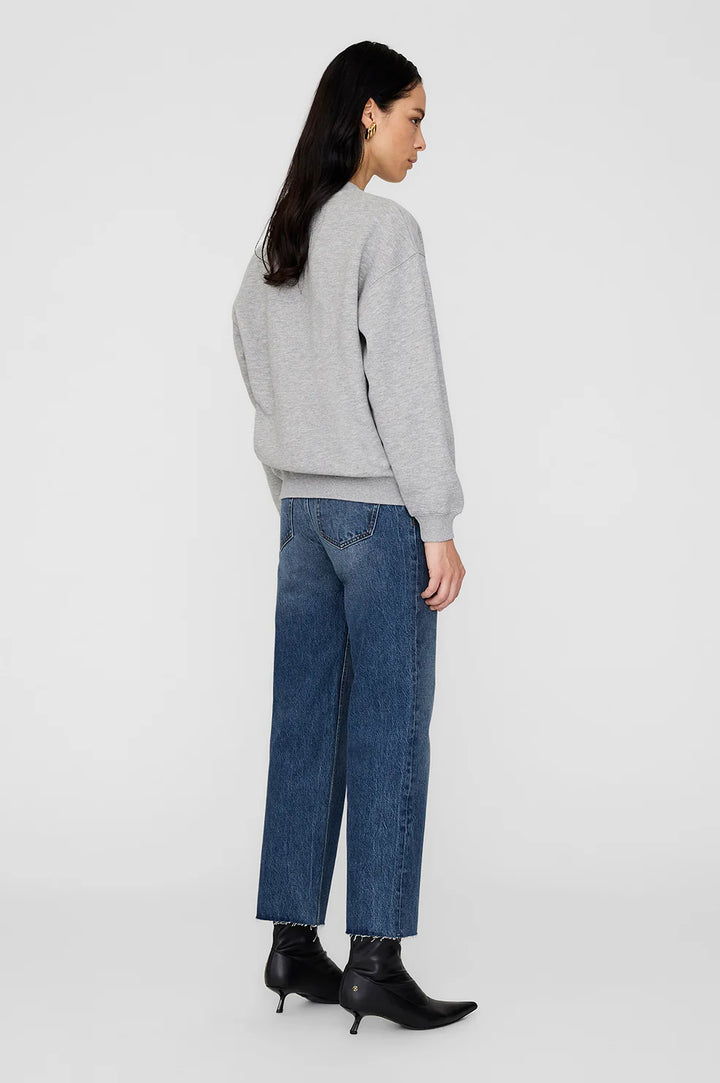 Anine Bing Spencer Sweatshirt Navy Grey