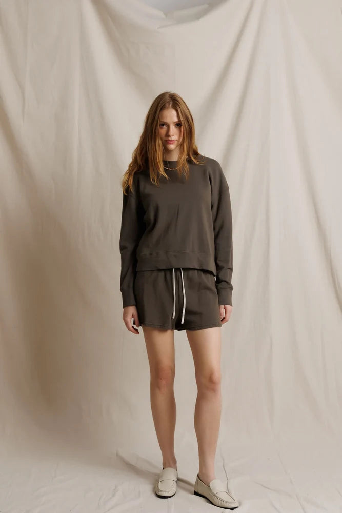 perfectwhitetee Tyler Sweatshirt - Dark Olive