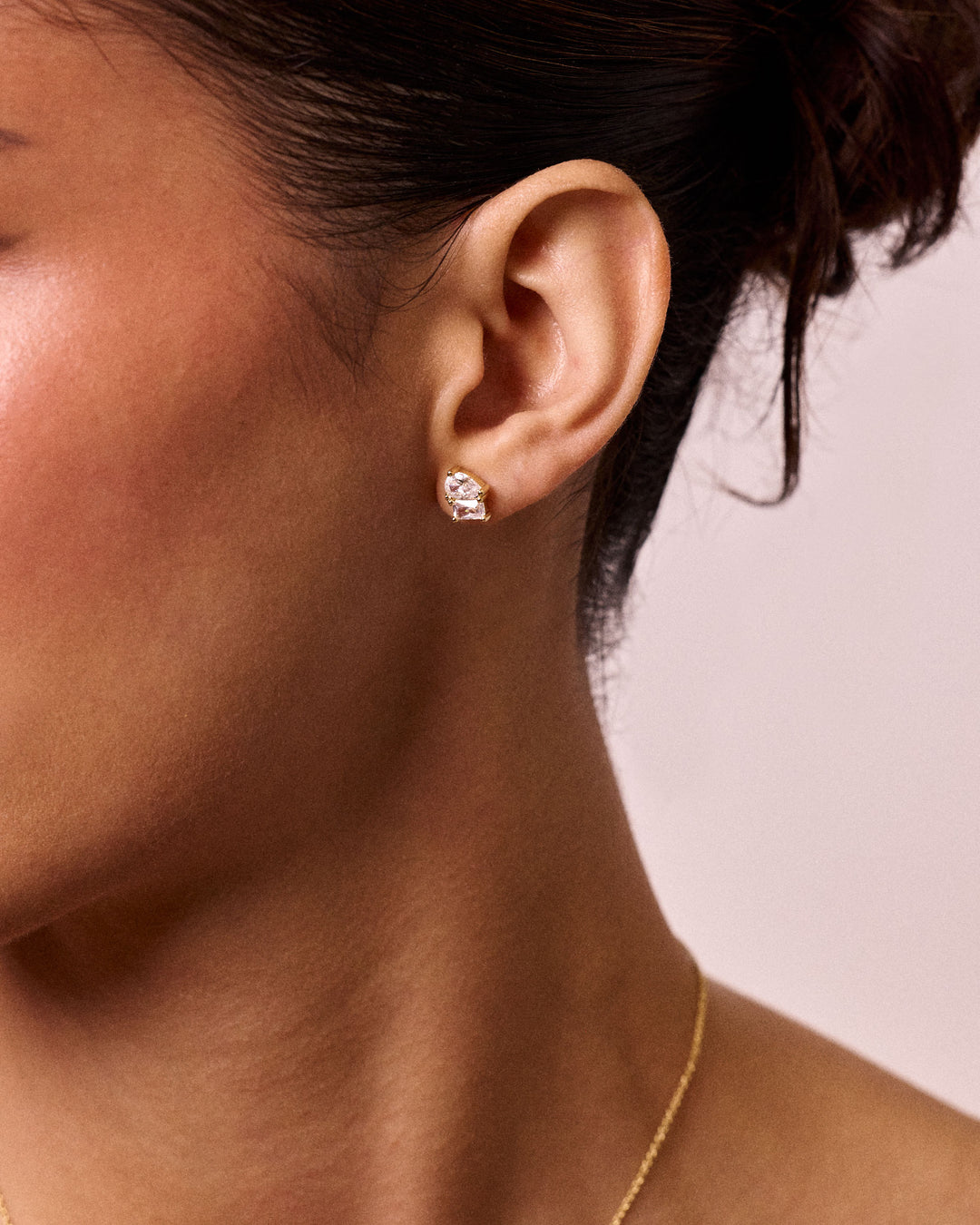 Electric Picks Et Tois Studs - Gold