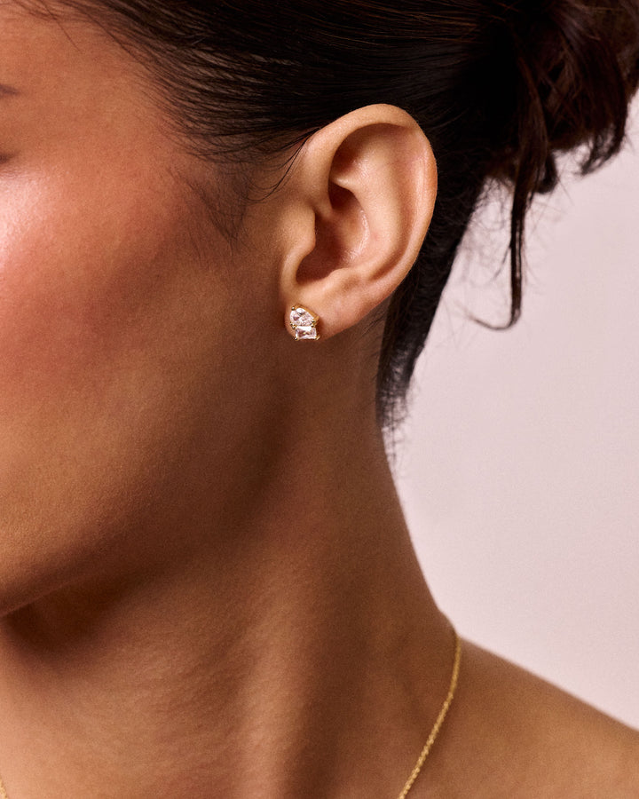 Electric Picks Et Tois Studs - Gold