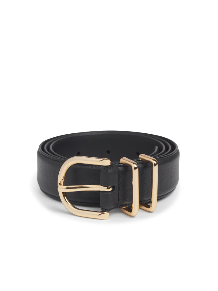 Favorite Daughter The Fancy Juni Belt - Black/Gold