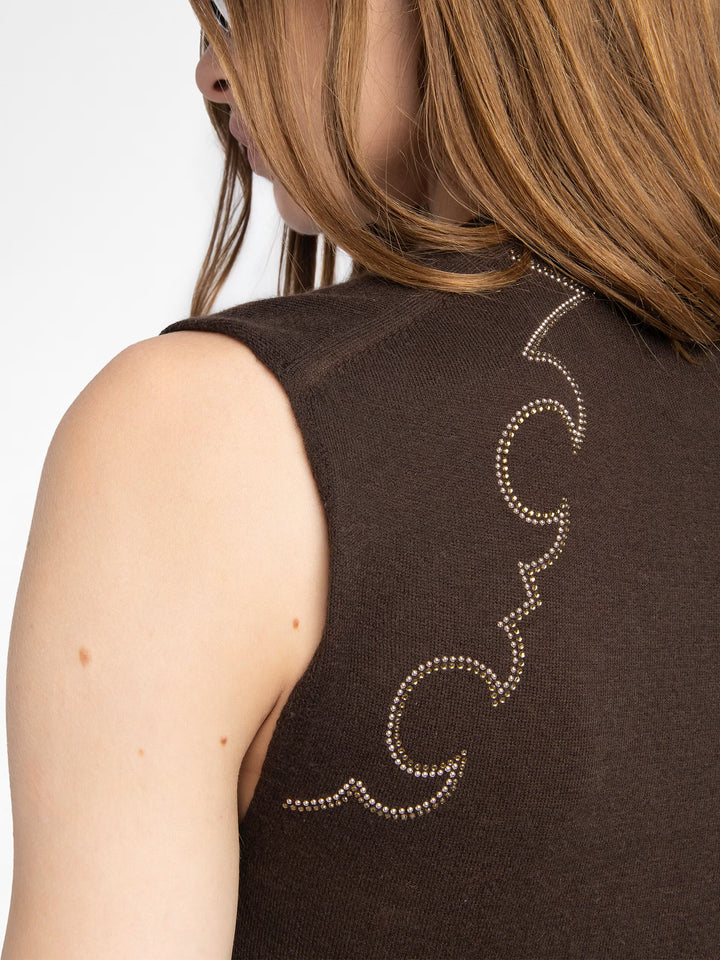 Zadig & Voltaire Vicky Western Strass Sweater