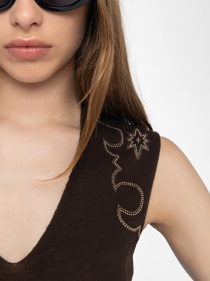 Zadig & Voltaire Vicky Western Strass Sweater