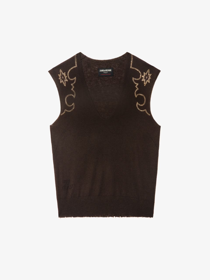 Zadig & Voltaire Vicky Western Strass Sweater