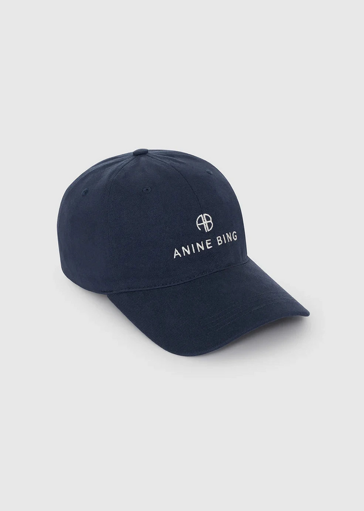 Anine Bing Jeremy Baseball Cap Washed Navy