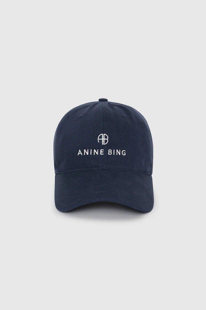 Anine Bing Jeremy Baseball Cap Washed Navy
