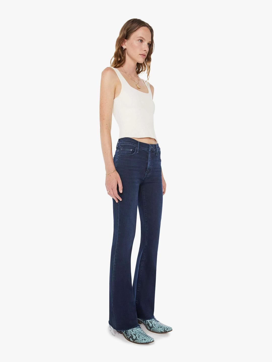 MOTHER The Weekender Fray - Chip On My Shoulder