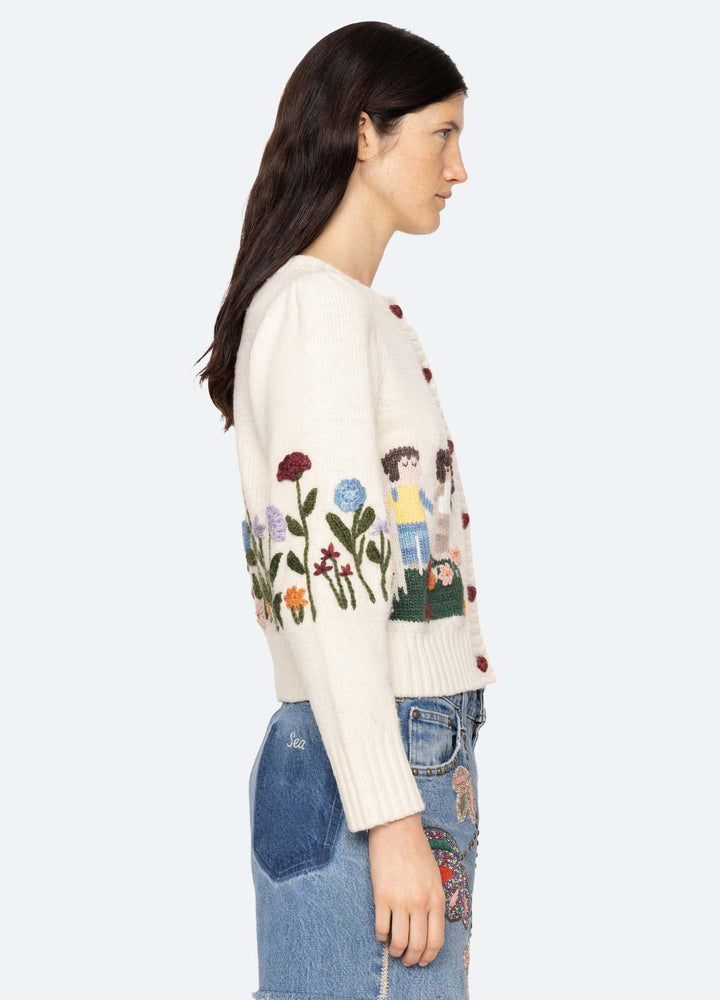 Sea NY Wendie Knit Long Sleeve Cardigan