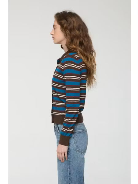 Pistola Lyvia Long Sleeve Merino Polo Cardigan