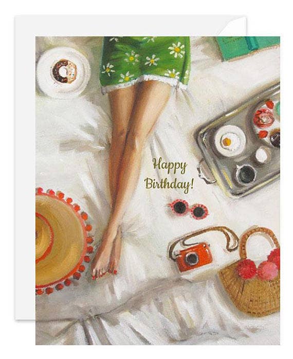 Janet Hill Studio - Happy Birthday Card