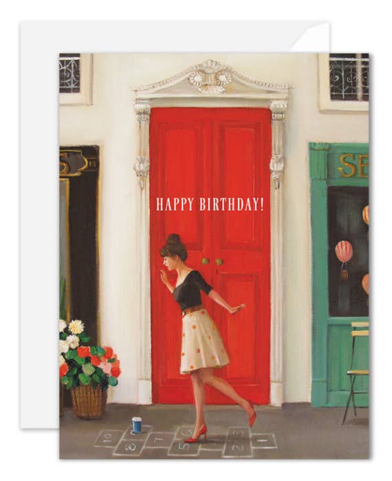 Janet Hill Studio - Hopscotch Birthday Card