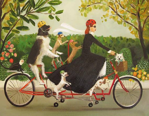 Janet Hill Studio - Miss Moon Lesson Nine Art Print - 8.5 X 11