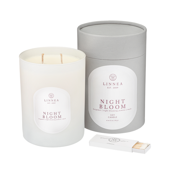 Linnea's Lights Two Wick Candle-Night Bloom