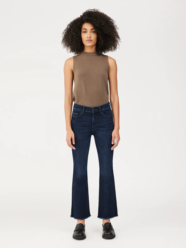 DL1961 High Rise Bridget Crop Bootcut Jeans | Cove