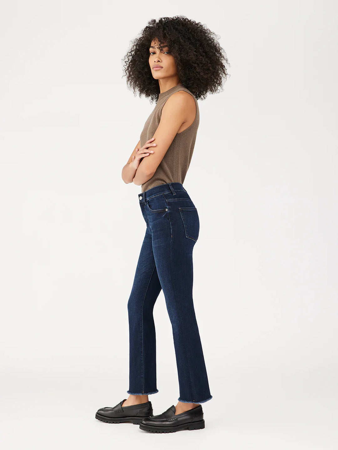 DL1961 High Rise Bridget Crop Bootcut Jeans | Cove