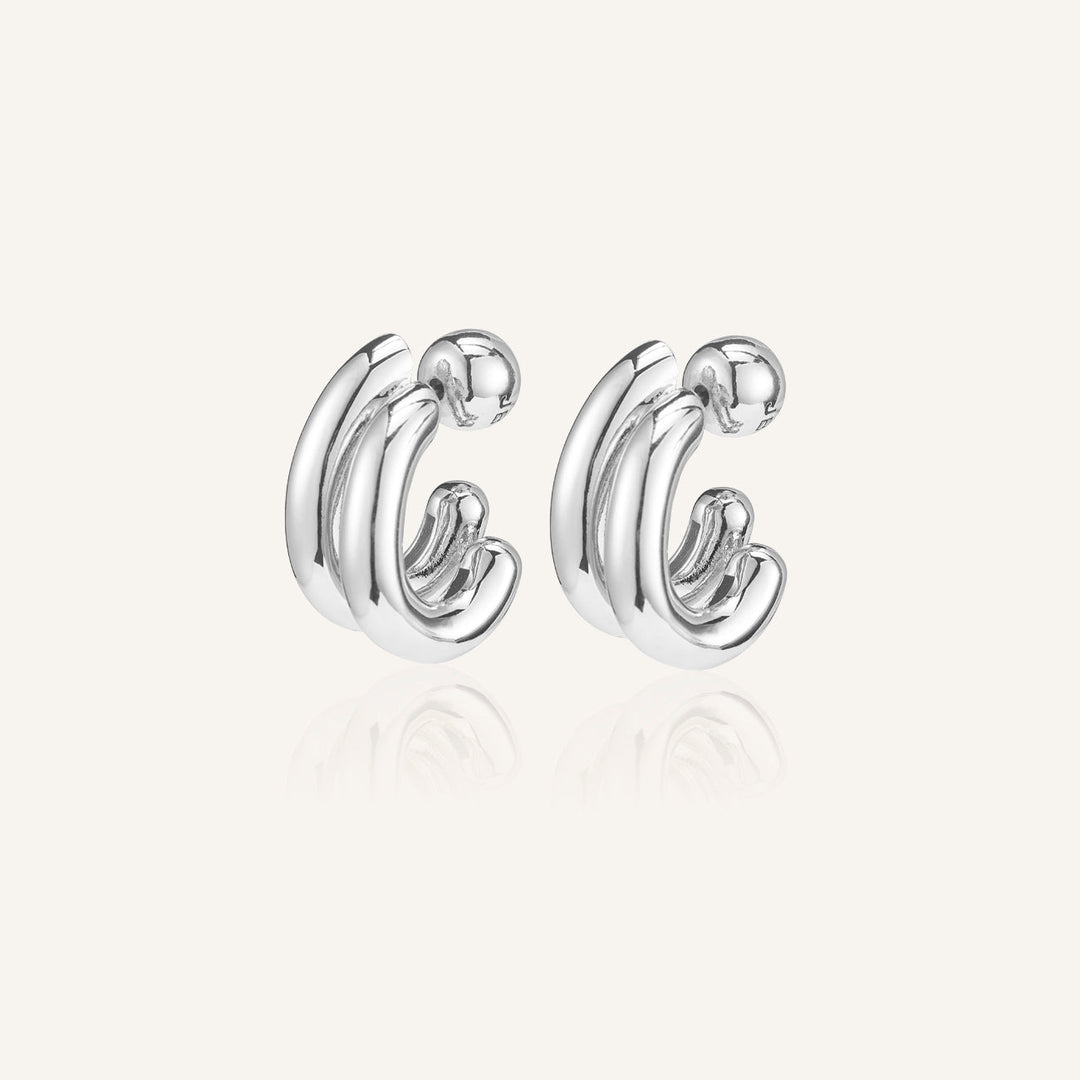 Jenny Bird Florence Earrings -Silver